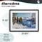 Stupell Industries Winter Mountain Lake Framed Print Under Glass, design by Petal Prints Design
